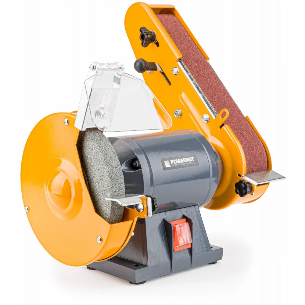 POWERMAT PM-SS-1850M-2W1 1850W Elektrická stolová brúska pasová kotúčová