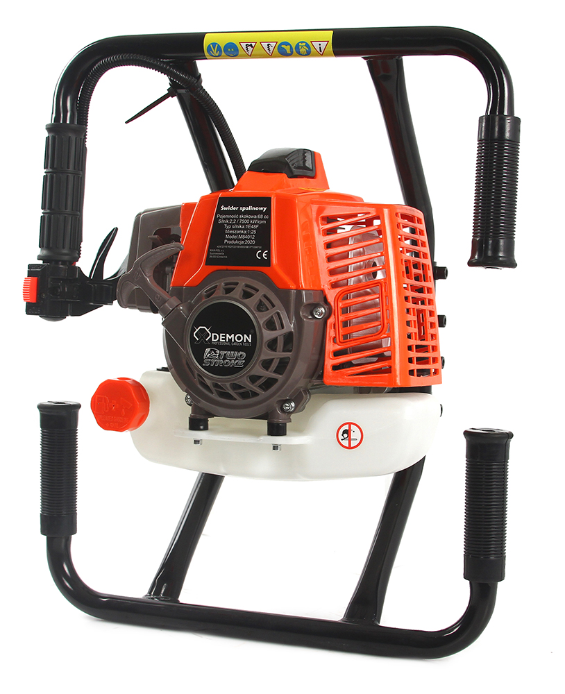 MAR-POL M84012 Benzínový motorový zemný pôdny vrták 68cm3 2,2kW