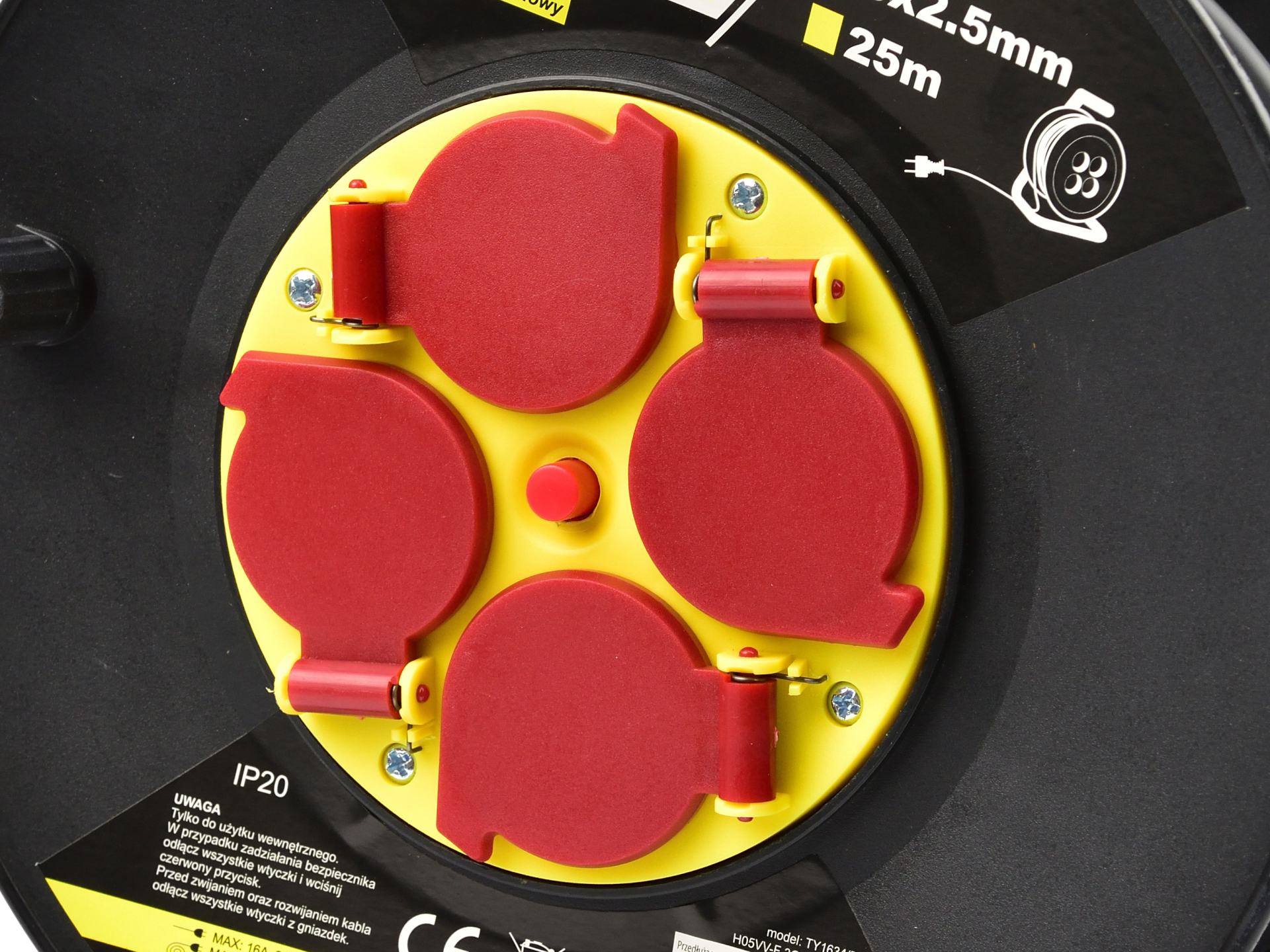 KELTIN K00230 Predlžovací kábel na bubne predlžovačka 3x2,5mm 25m