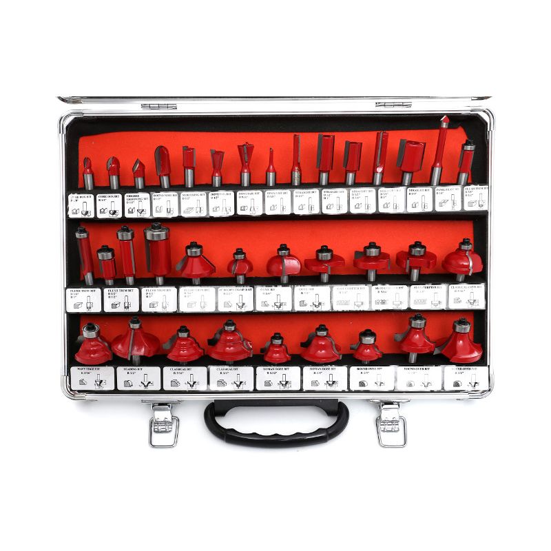 KRAFT&DELE KD10280 FRÉZY NA DREVO SADA 35 ks + kufor 