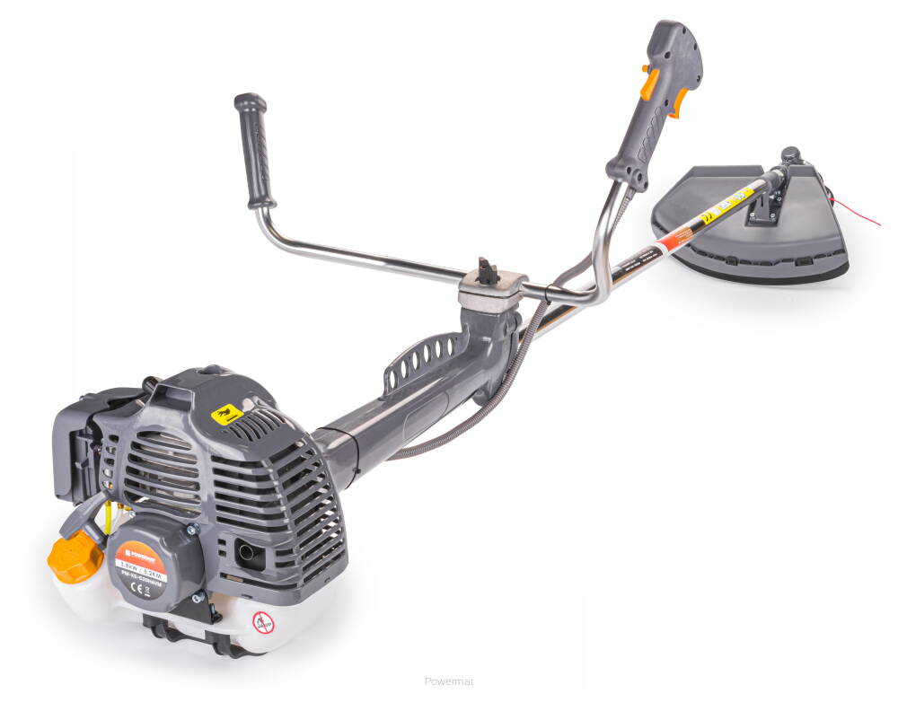 POWERMAT PM-KS-520HAVM Benzínový krovinorez vyžínač na trávu 3,8kW 5,2HP