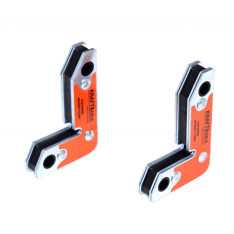Kraft&Dele KD1895 Uholník magnetický zvárací na zváranie 84x54x14mm 2ks sada