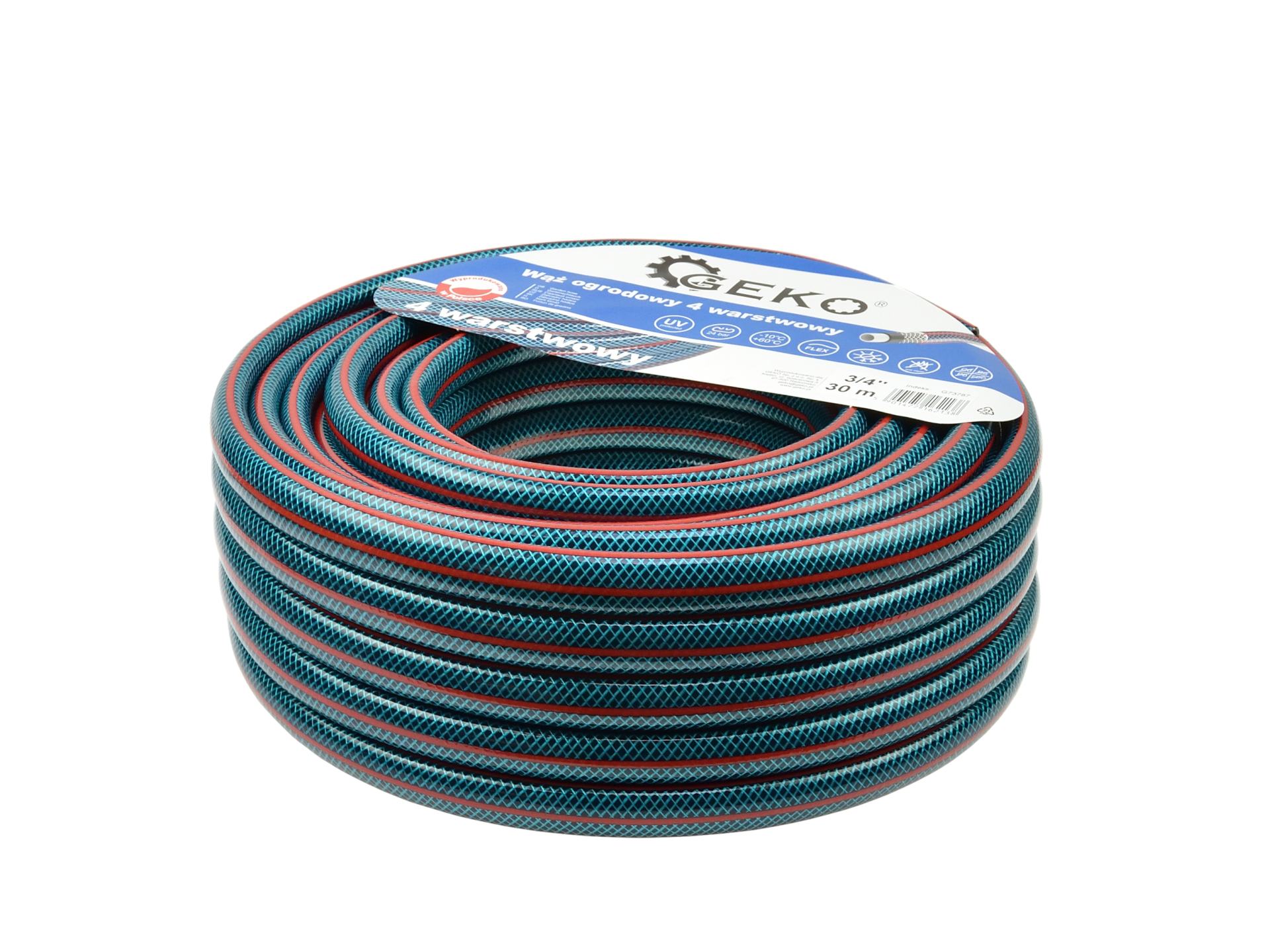 GEKO G73787 Záhradná hadica 3/4" 30m na vodu 4 vrstvová