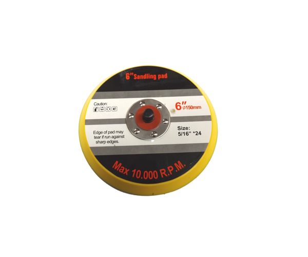 Magma 5/16" Brúsny kotúč na suchý zips 150mm 6" pre brúsku