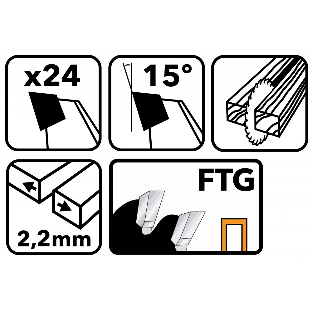 Powermat TDD-160x20x24Z Vidiový kotúč na drevo 160x20 24z
