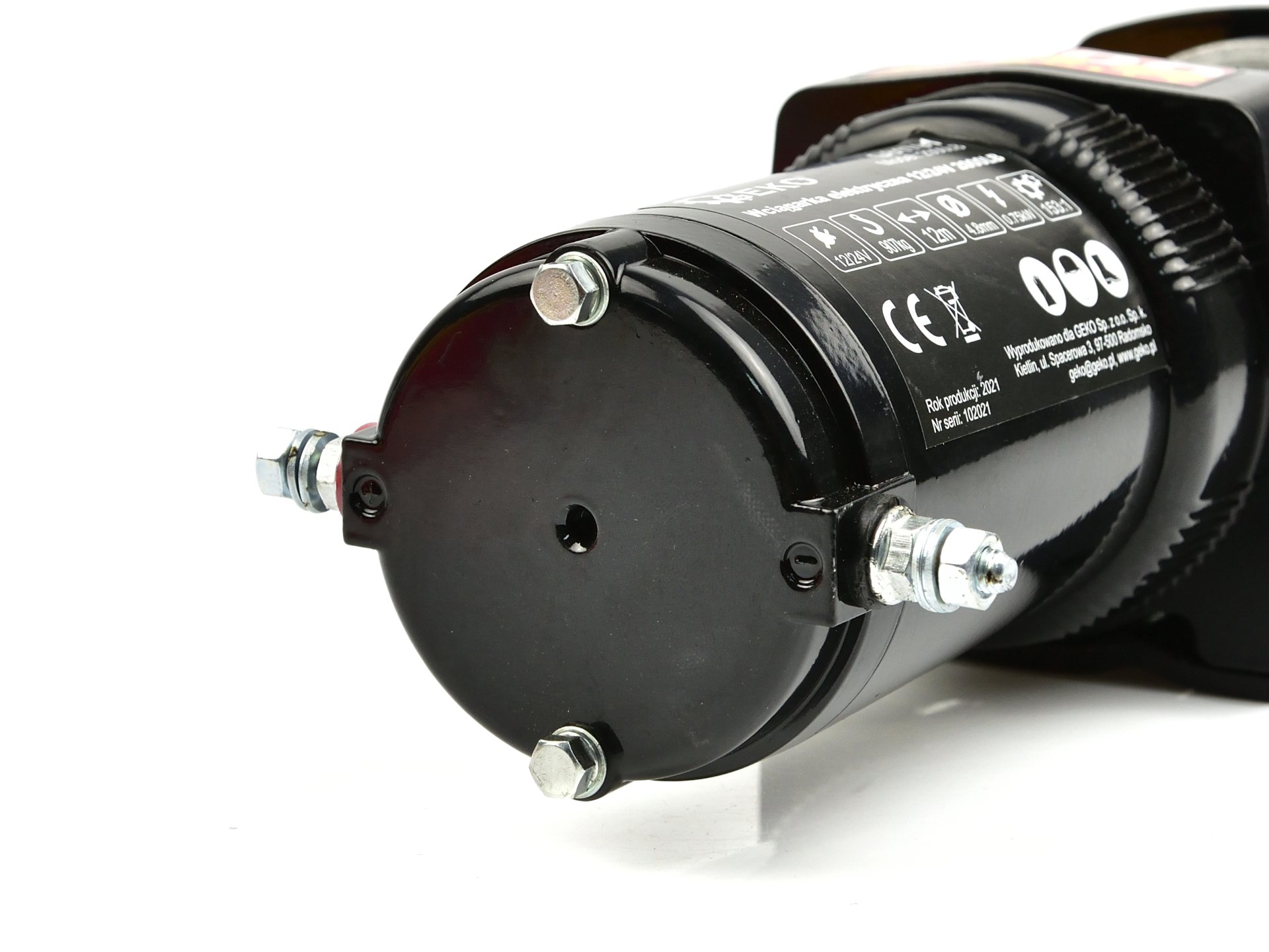 GEKO G81701 LANOVÝ ELEKTRICKÝ NAVIJAK kladkostroj ZDVIHÁK 12V 2000lb/907kg