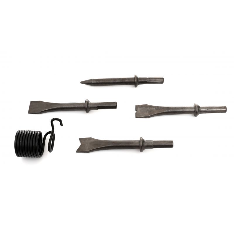 Kraft&Dele KD1438 PNEUMATICKÉ SEKACIE KLADIVO vzduchové tlakové 125mm + 4 dláta