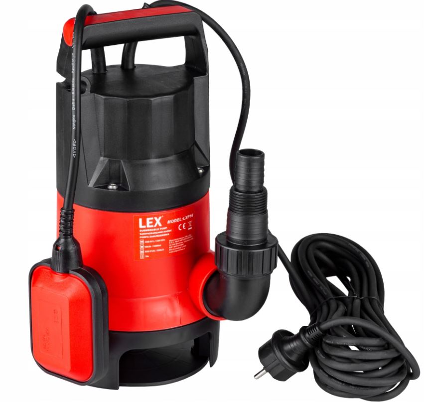 LEX LXP16 Kalové čerpadlo 1400W s plavákom GERMANY pumpa