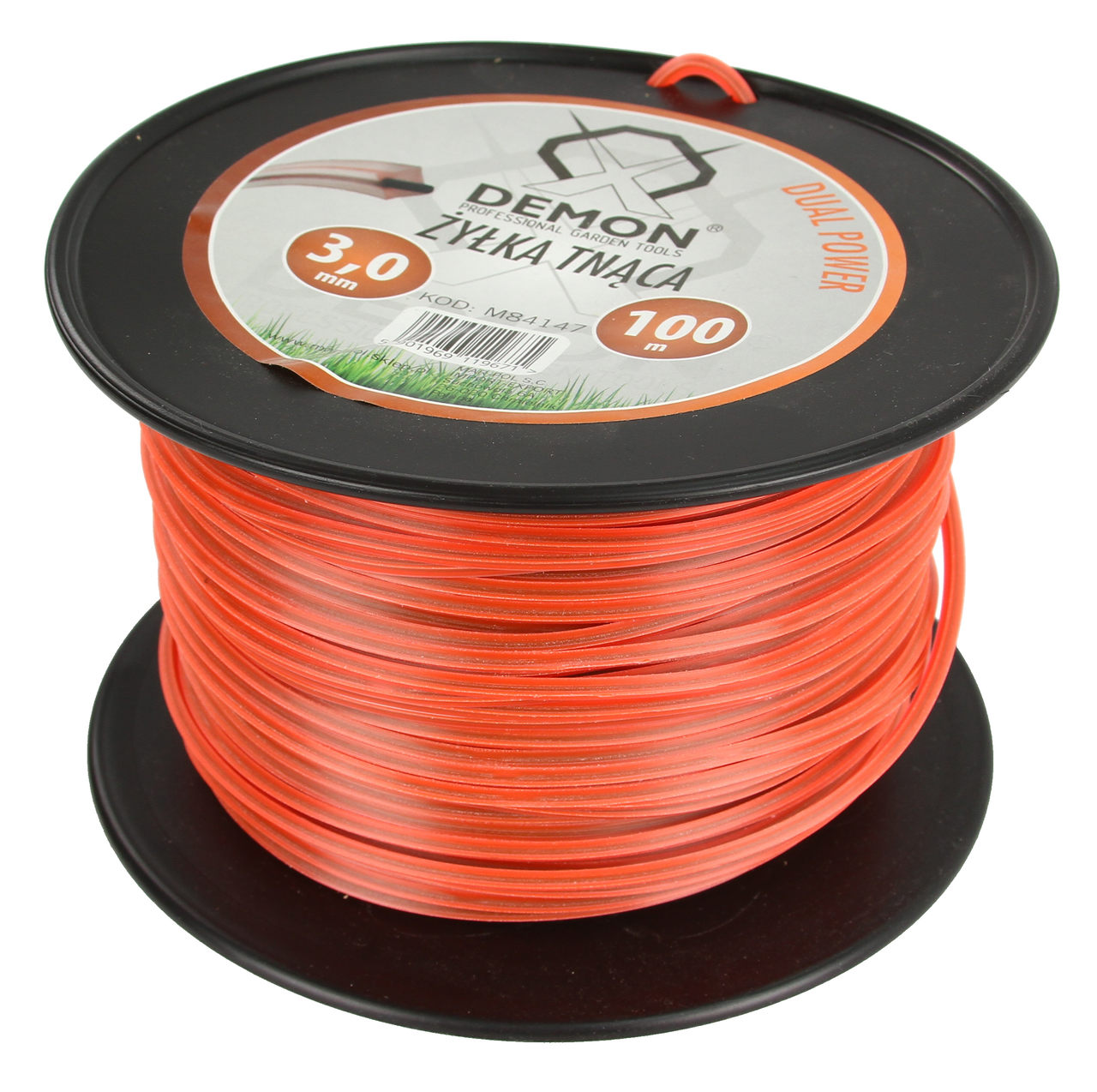 MAR-POL M84147 Zosilnená struna pre krovinorez, vyžínač 3mm x 100m štvorec