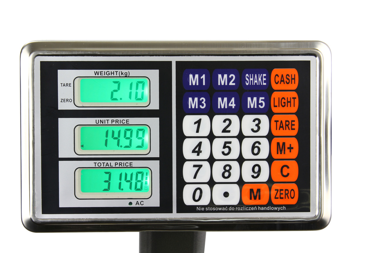 Mar-pol M90166 Elektronická váha, digitálna LCD 300kg 63x84cm (A395)