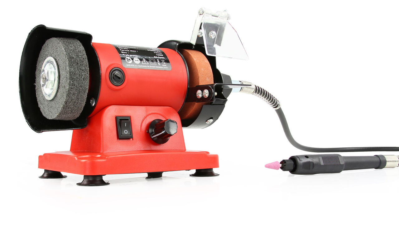 MAR-POL M79208 Elektrická dvojkotúčová brúska 150W 230V