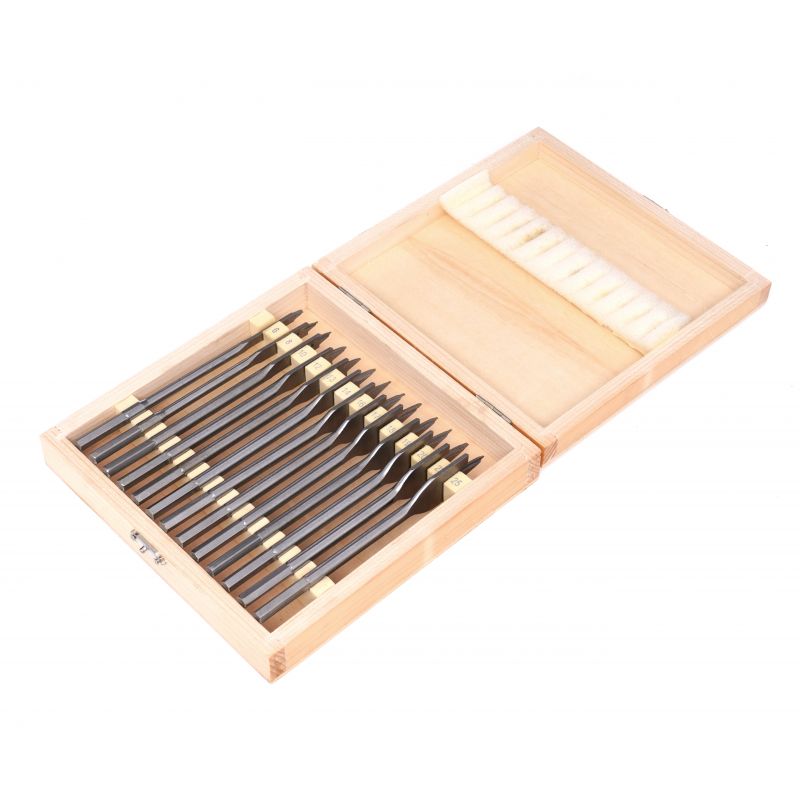 KRAFT&DELE KD10549 Lopatkové vrtáky do dreva sada 13 vrtákov