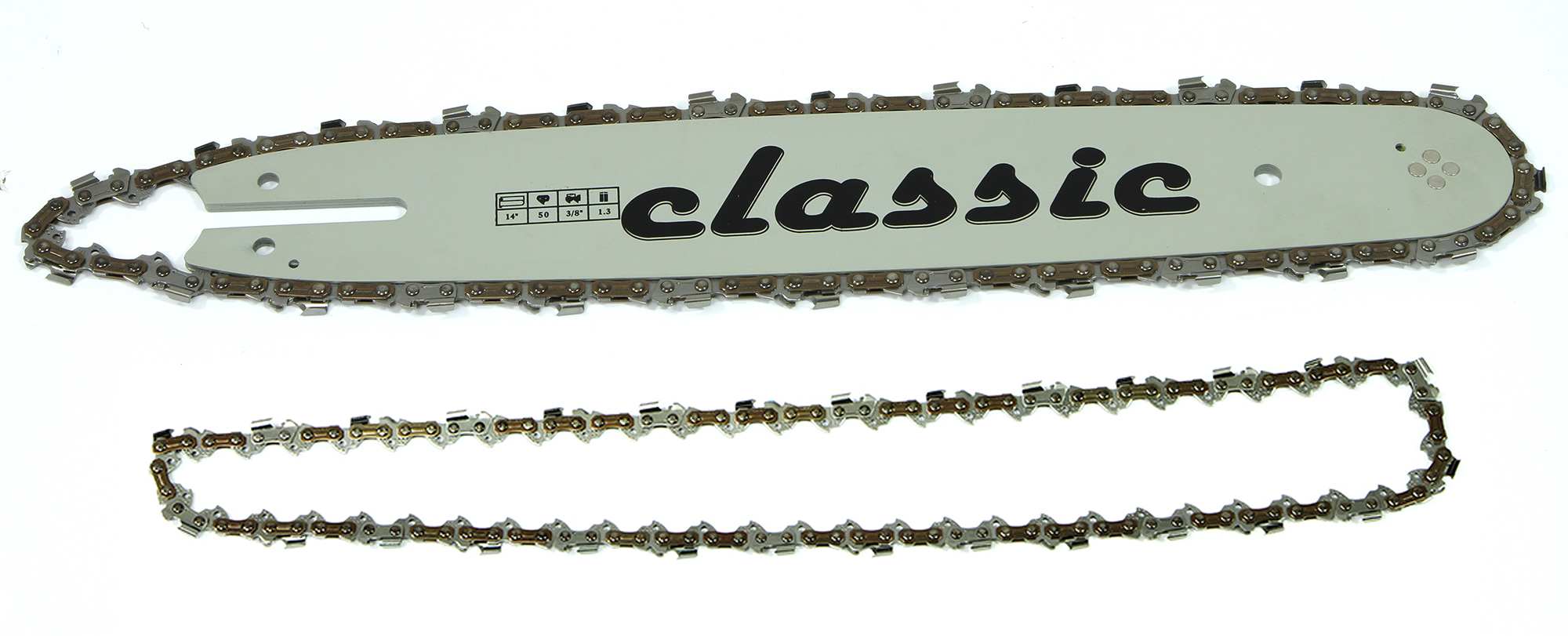 MAR-POL M86667 Vodiaca lišta na pílu a 2x reťaz 14" / 35cm 3/8" 1,3mm