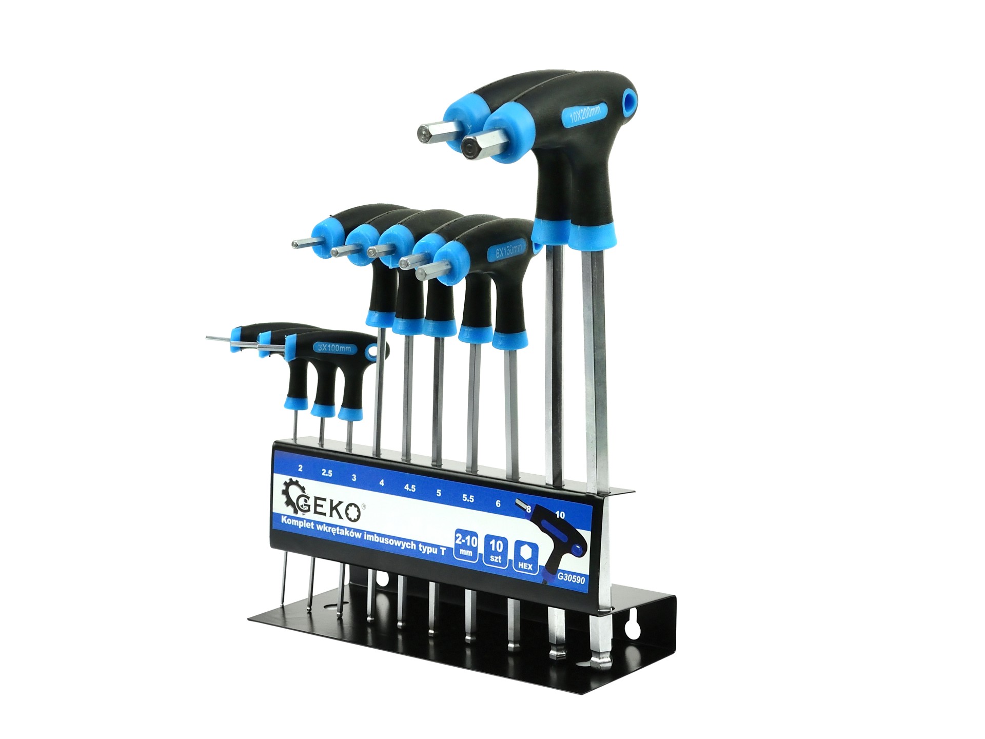 GEKO G30590 Imbusové klíče skrutkovače 2-10 mm 10ks