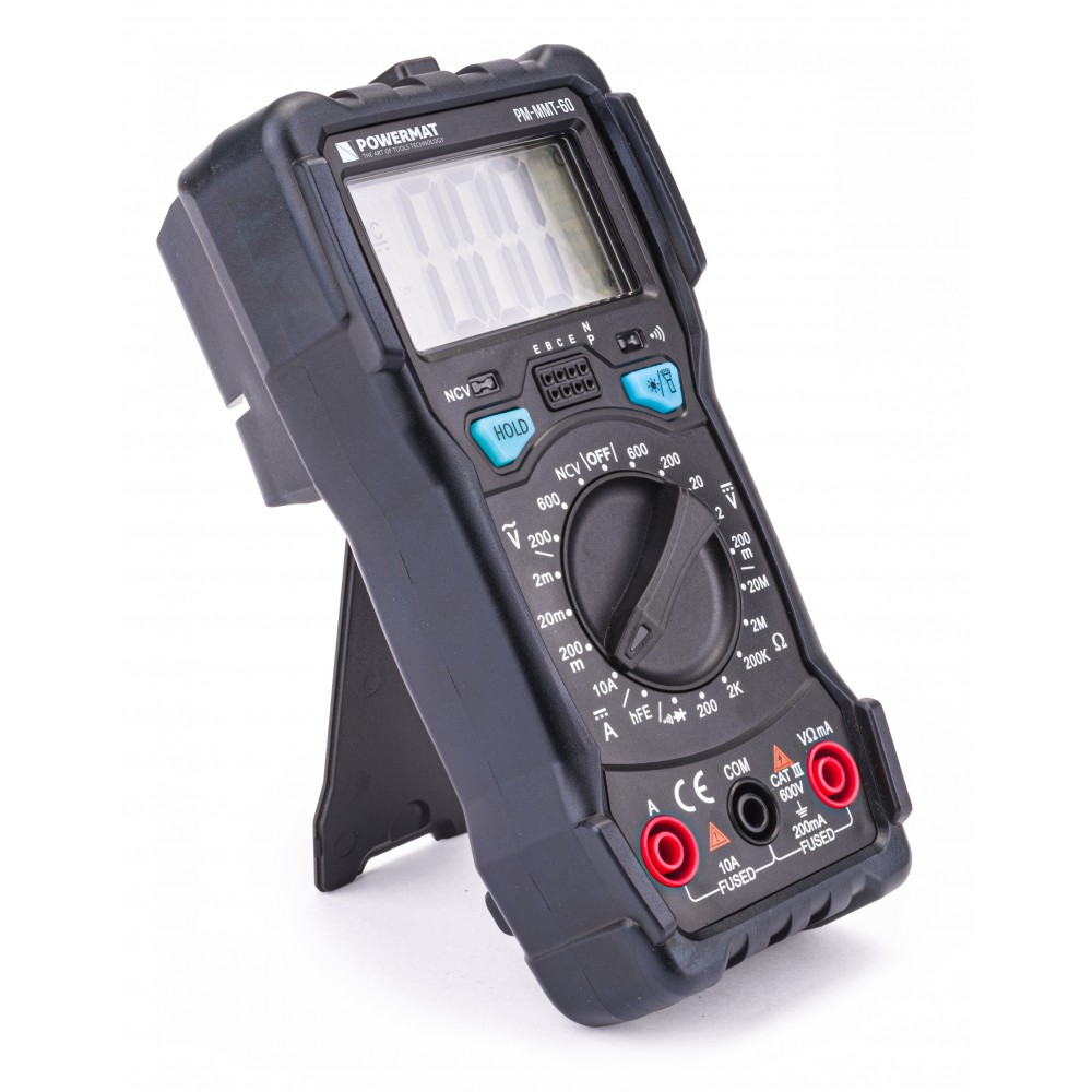 POWERMAT PM-MMT-60 Digitálny multimeter Elektronický 10A merač