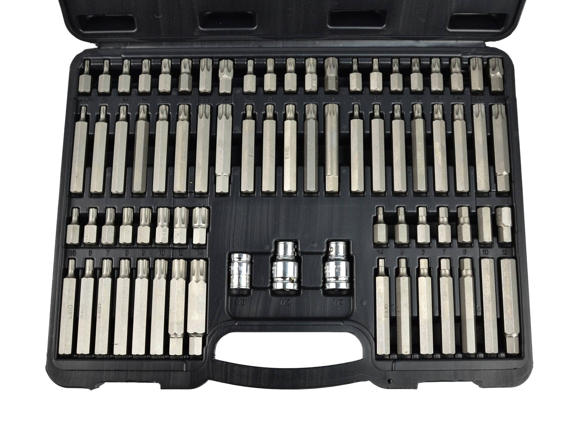 GEKO G10036 Sada kľúčov, bitov 75ks Torx kľúče, bity, kľúč torxový
