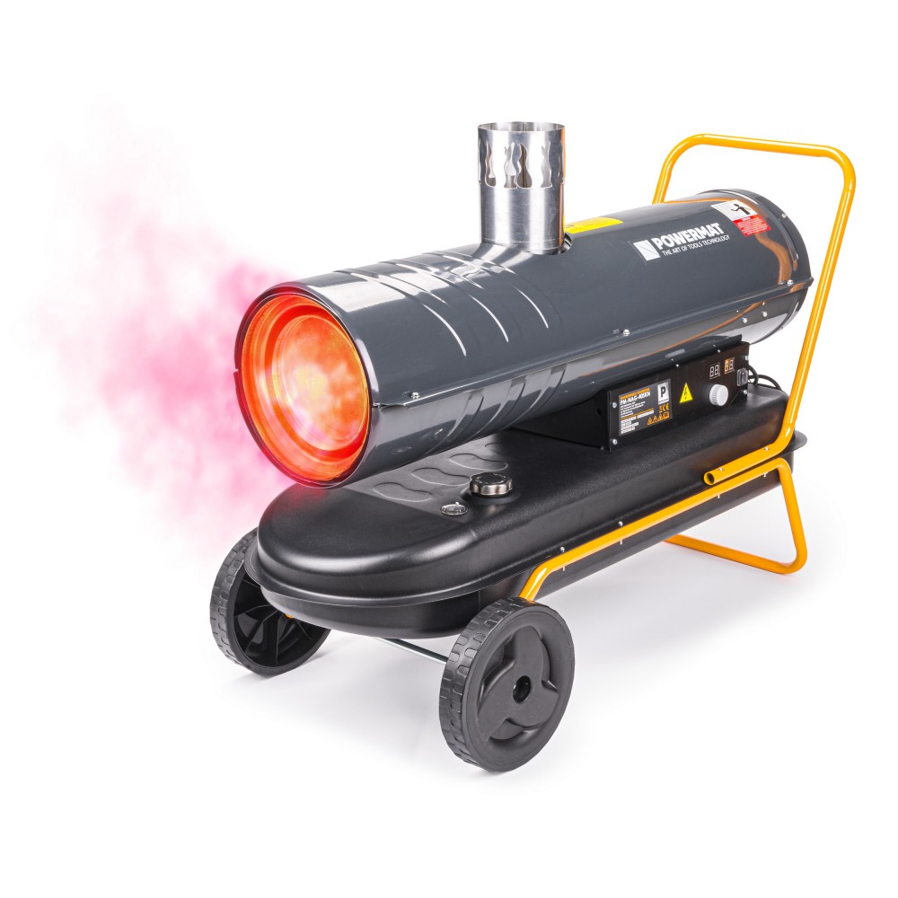 POWERMAT PM-NAG-40SKN Dielenský naftový ohrievač s komínom 40kW LCD displej
