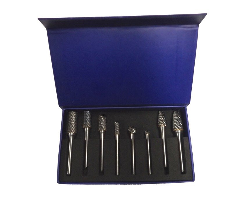 MAGMA Súprava stopkových fréz pilníky na kov 6mm HSS 8 ks MAGMA