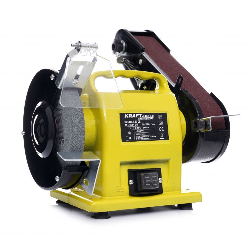 Kraft&Dele KD545-Z 1800W Pásová brúska stolová 2v1 150mm na nože, kľúče, bity, ostrička