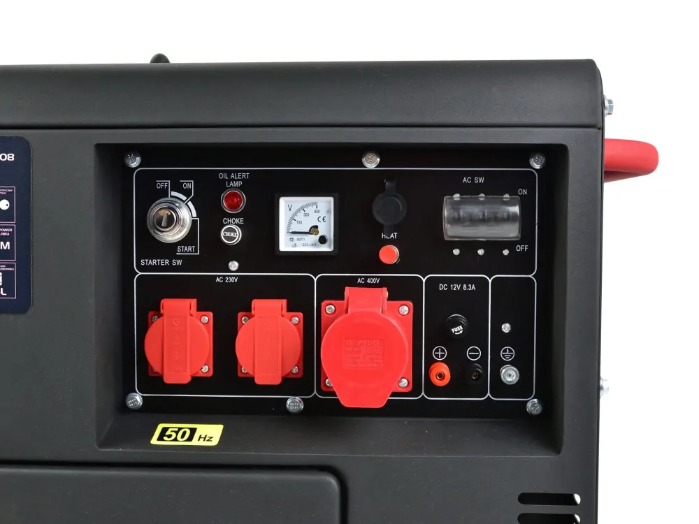 Tvardy T05008 Elektrocentrála s elektronickým štartovaním 11HP 6,4kW Diesel silent