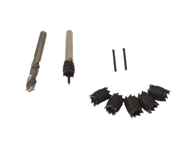 Magma M10007 Výstružníky vrtáky na spoje, zvary 8 a 9,5mm 9ks