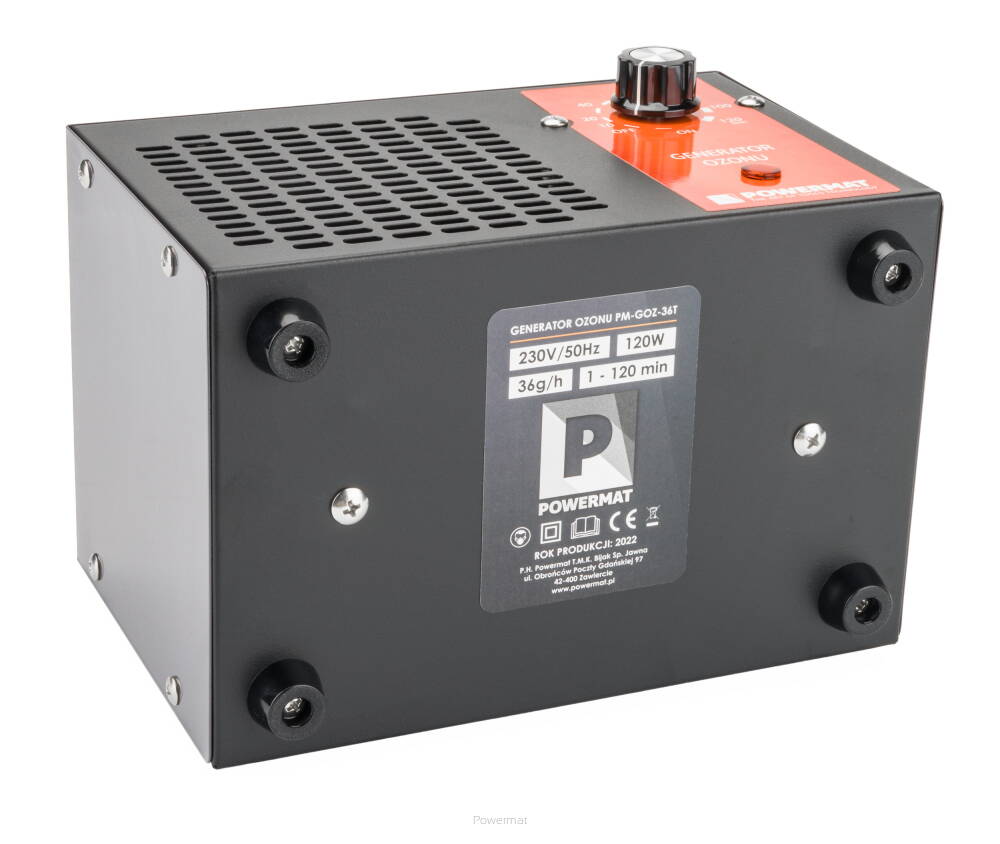 POWERMAT PM-GOZ-36T GENERÁTOR OZÓNU 36g/h OZÓNOVÝ ČISTIČ