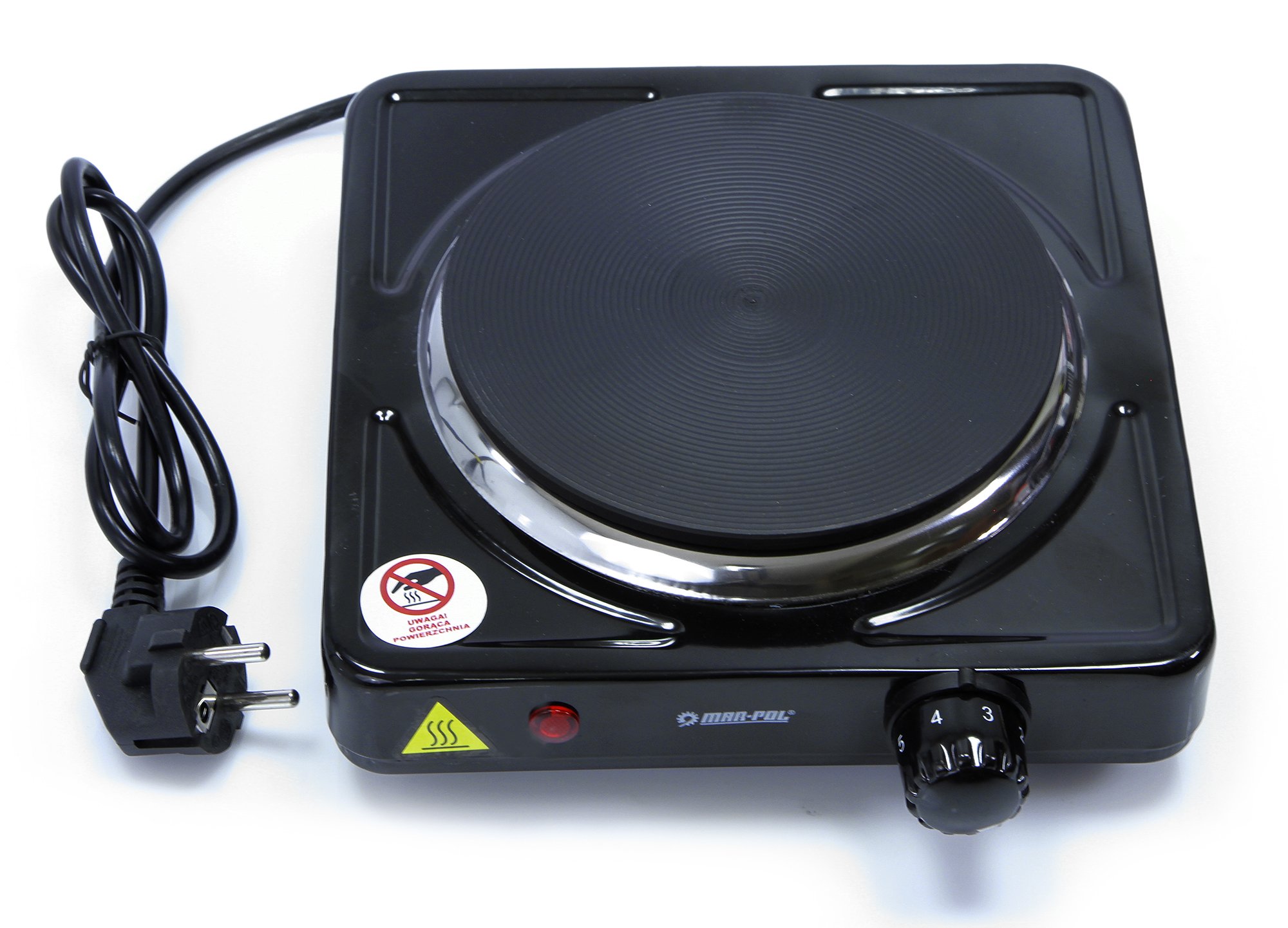 MAR-POL M90001 Elektrický varič, jednoplatničkový, platnička 155MM 1000W