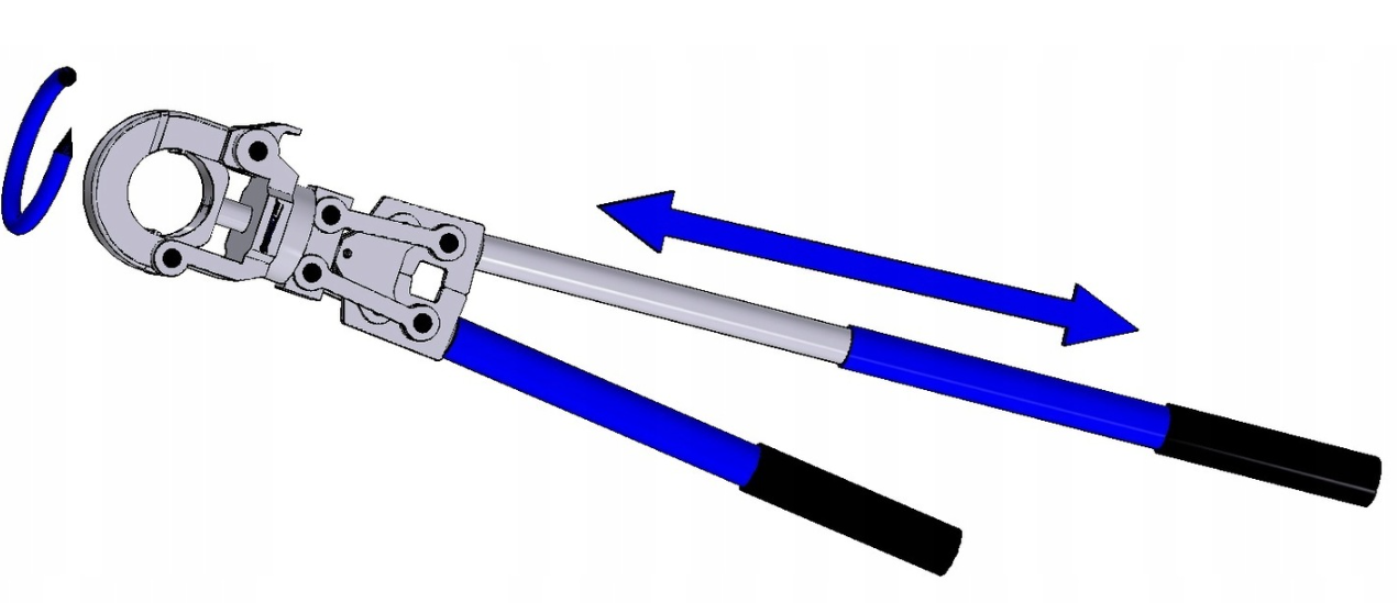 IRMA PEX1 Krimpovacie lisovacie kliešte na rúry PEX PERT 40kN 16-32mm
