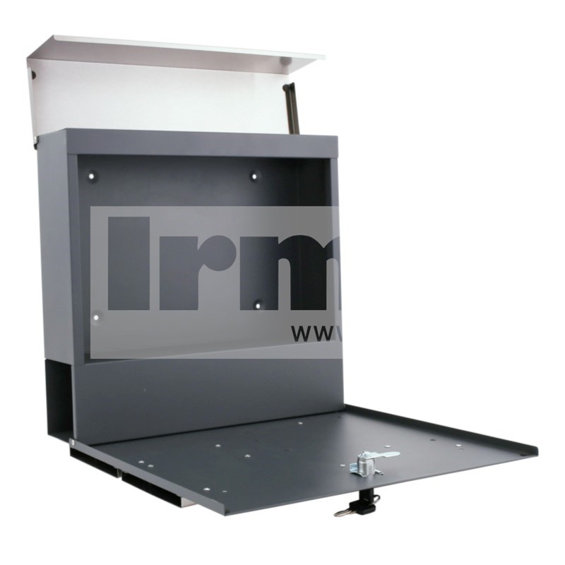 Irma SKN31 Uzamykateľná poštová schránka na kľúč priehradka na letáky nerezová + antracit