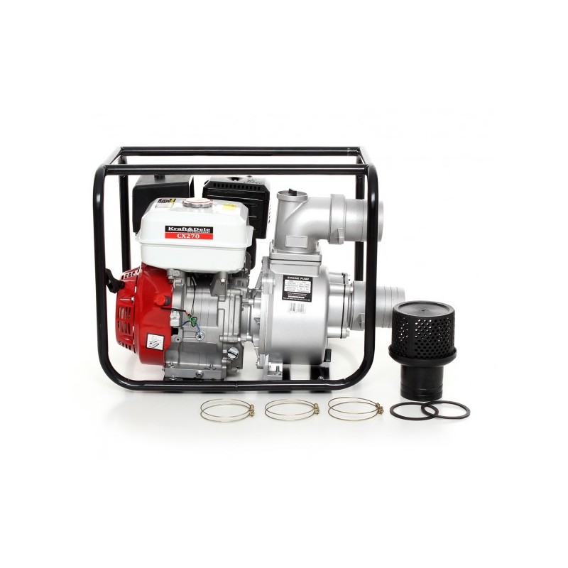 Kraft&Dele KD771 Motorové čerpadlo 4,8 kW štvortaktné, výstup 3 "/ 80mm 1000 l / min