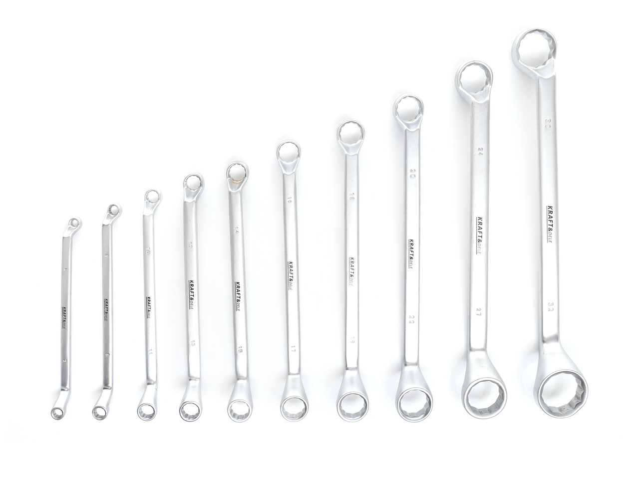 KRAFT&DELE KD10941 Očkové kľúče obojstranné 10ks sada očkových kľúčov 6-32mm