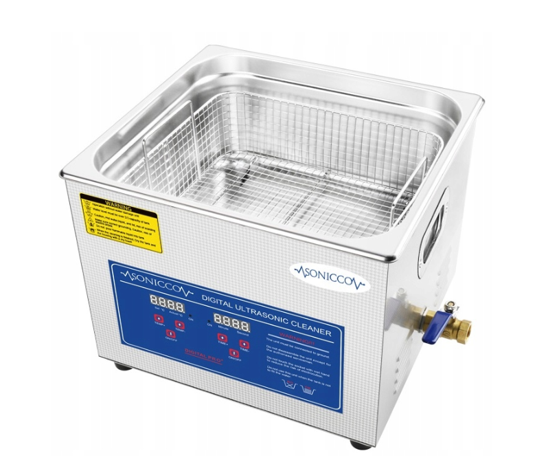 Sonicco ULTRA-040S Ultrazvuková čistička čistič 10l 240W LCD dezinfekcia, vírusy