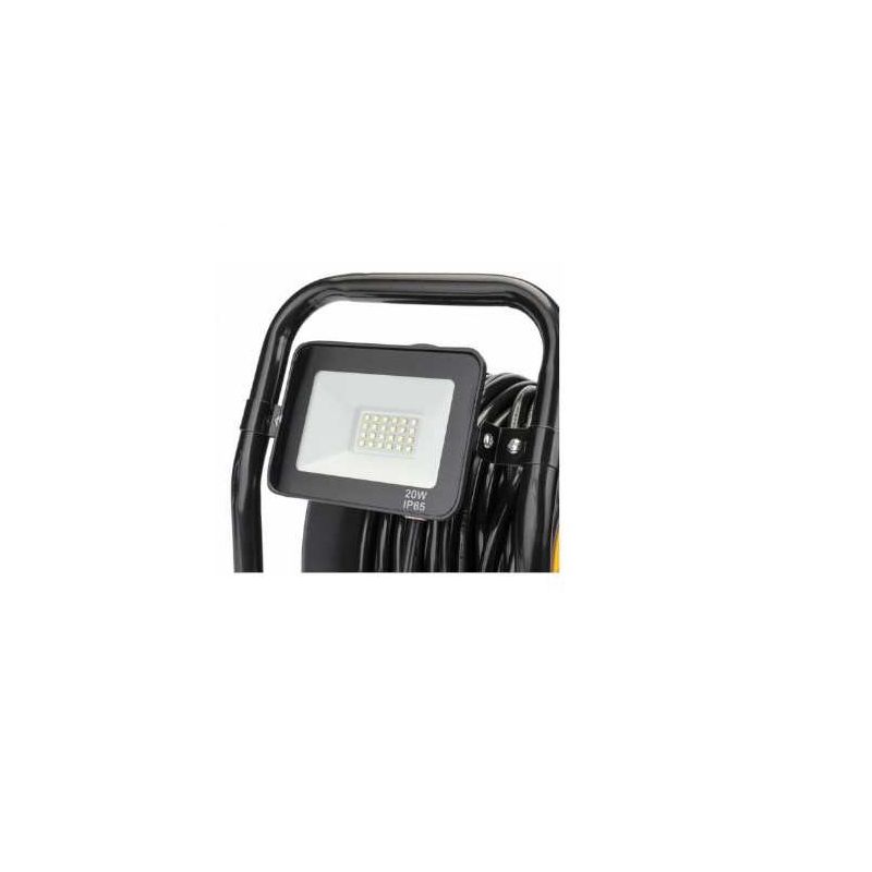 Kraft&Dele KD4037 PREDLŽOVACÍ KÁBEL NA BUBNE 30M + LED LAMPA 3x2,5mm