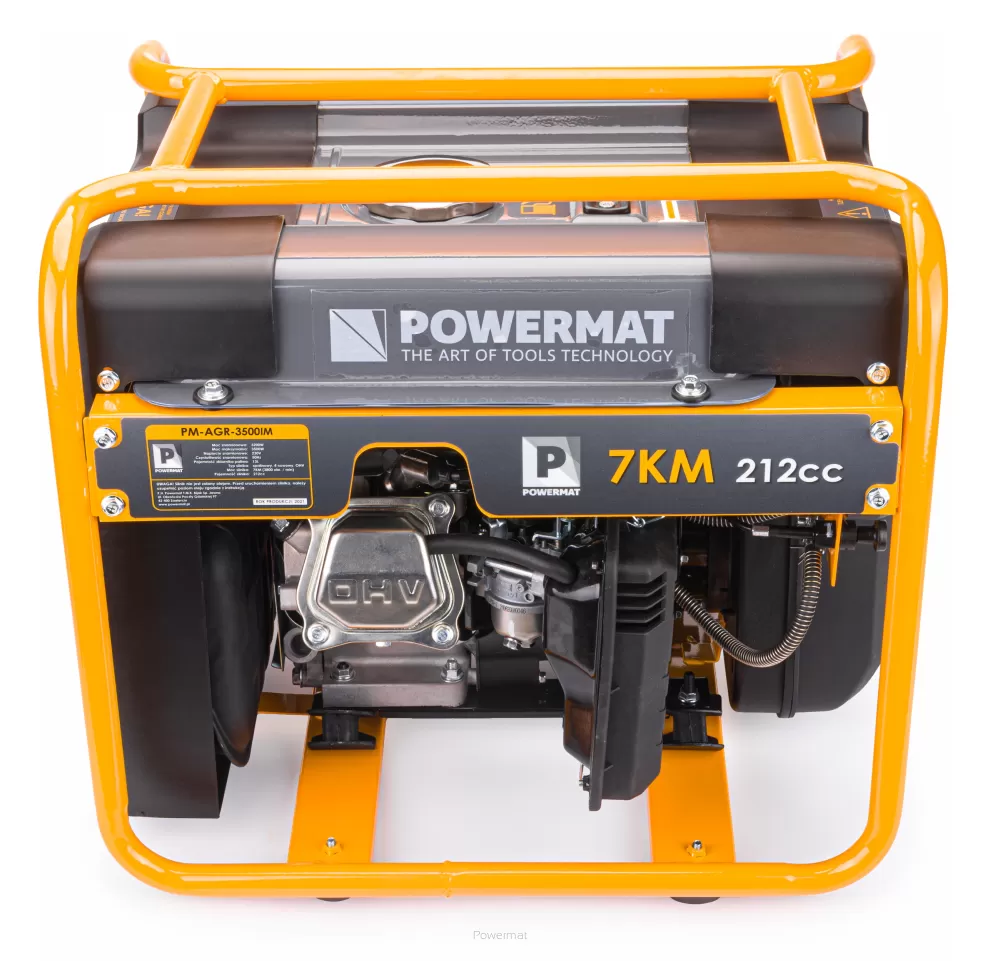 POWERMAT PM-AGR-3500IM GENERÁTOR PRÚDU ELEKTROCENTRALA 7HP 230V 3500W