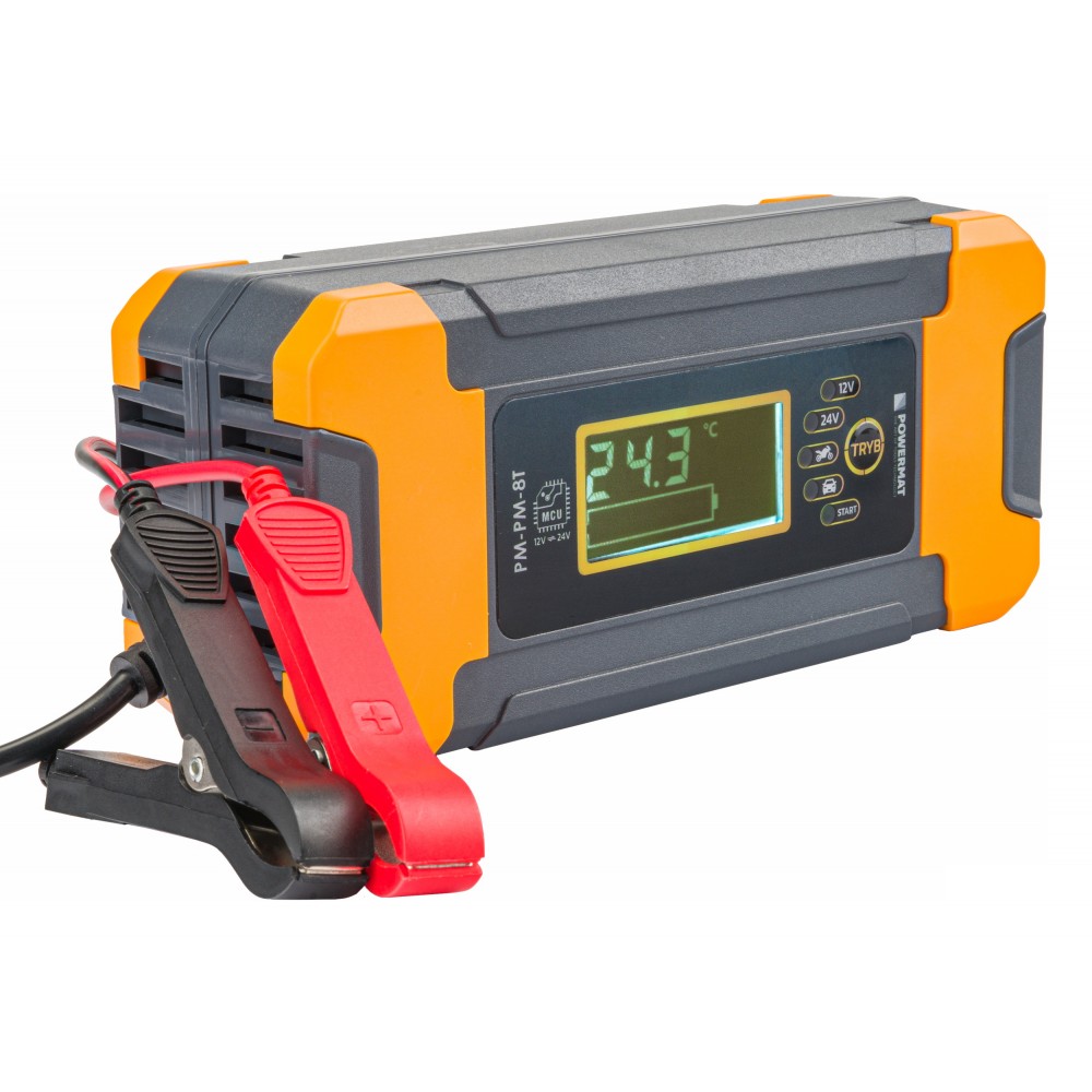 POWERMAT PM-PM-8T Mikroprocesorová nabíjačka batérií 12/24V