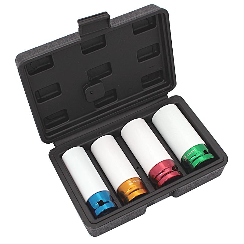 IRMA KNZ4 Nástrčné kľúče na alu ráfiky farebné 4ks 1/2"