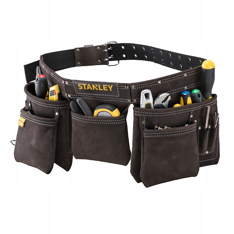 STANLEY FM80113 Kožený opasok na náradie s vreckami