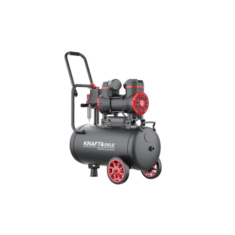 Kraft&Dele KD1390 Bezolejový kompresor 24l 2piesty 1300W