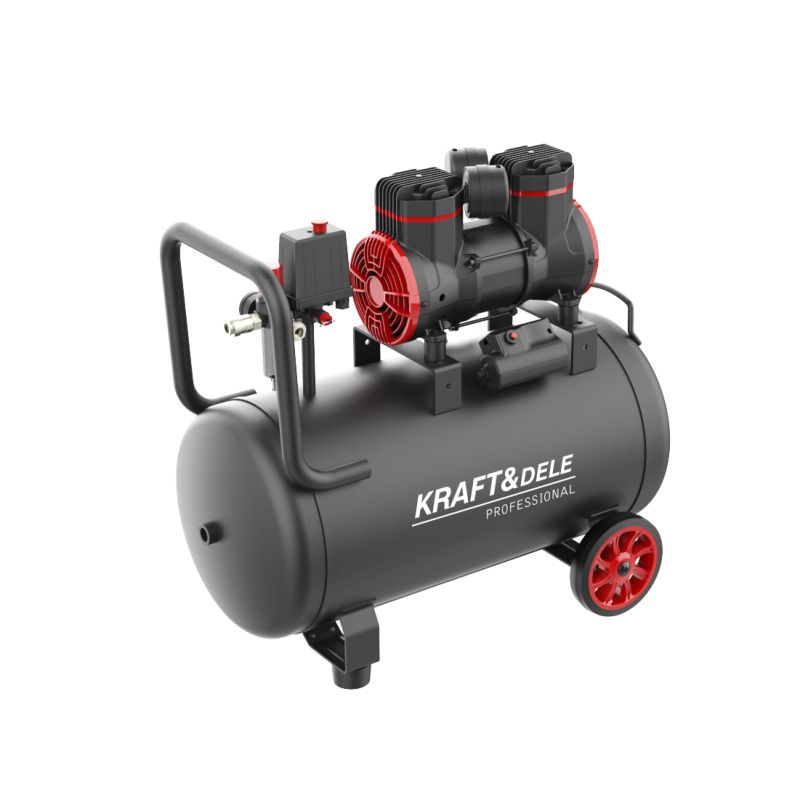 Kraft&Dele KD1391 Bezolejový kompresor 50l 2piesty 1500W