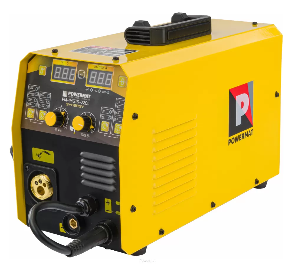 POWERMAT PM-IMGTS-220L Invertorová zváračka MIG MAG TIG MMA FLUX 220A Synergy