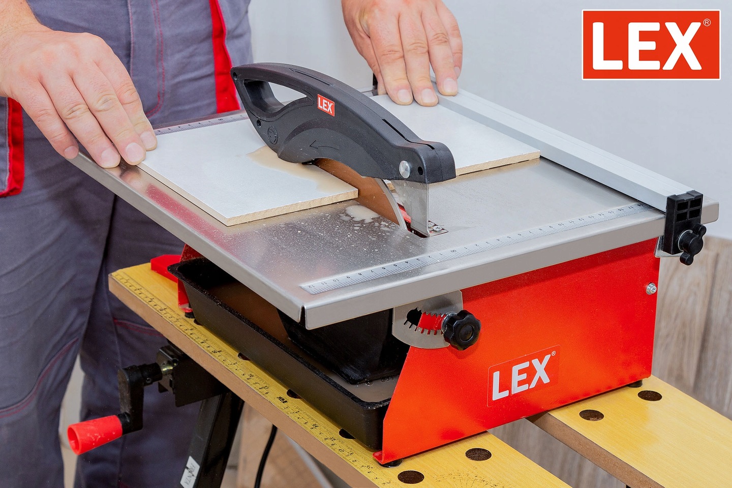 LEX LXSM16 1600W Kotúčová píla na dlažbu rezačka obkladov 1500W