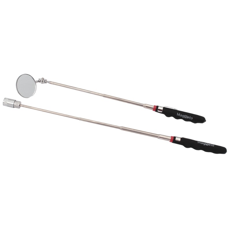 IRMA UML1 Teleskopický chytač skrutiek magnetická ruka elastická 800mm LED lapač uchopovačka + lupa