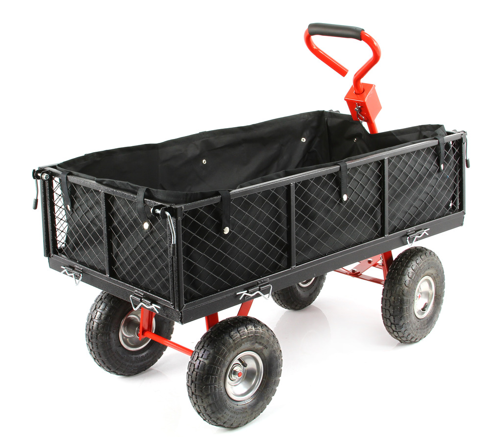 MAR-POL M85262 Záhradný prepravný vozík + látková vložka 400kg príves 