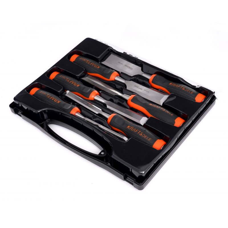 KRAFT&DELE KD11772 SADA REZBÁRSKYCH DLÁTOK, Sada tesárskych dlát 6ks