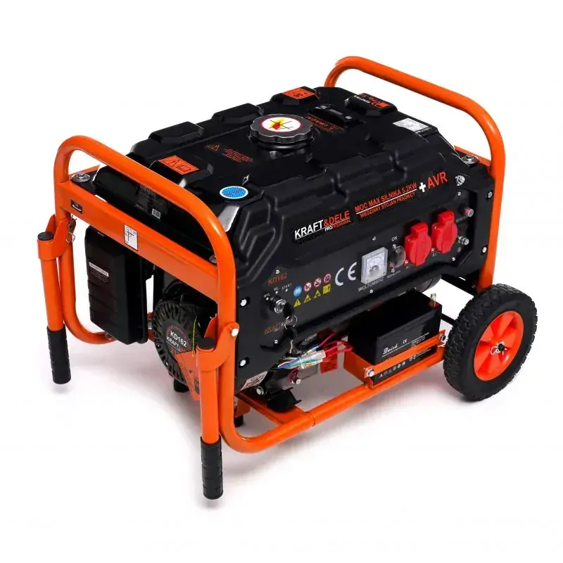 Kraft&Dele KD162 Elektrocentrála 3500W generátor prúdu s kolieskami 7HP