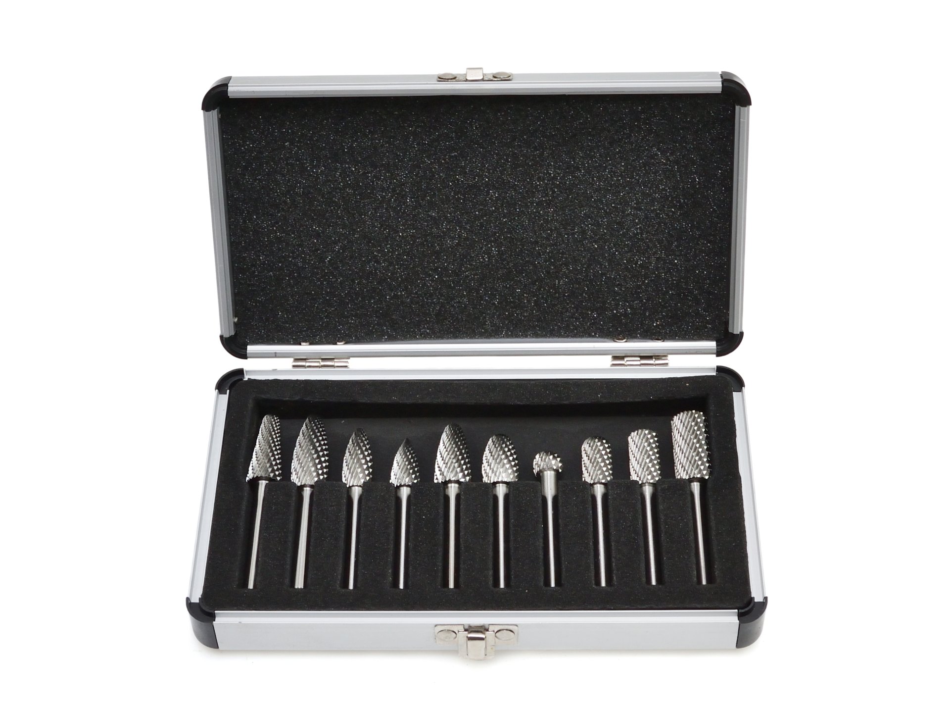 GEKO G37511 Stopkové rotačné frézy, pilník vrták do kovu plastu dreva 10ks