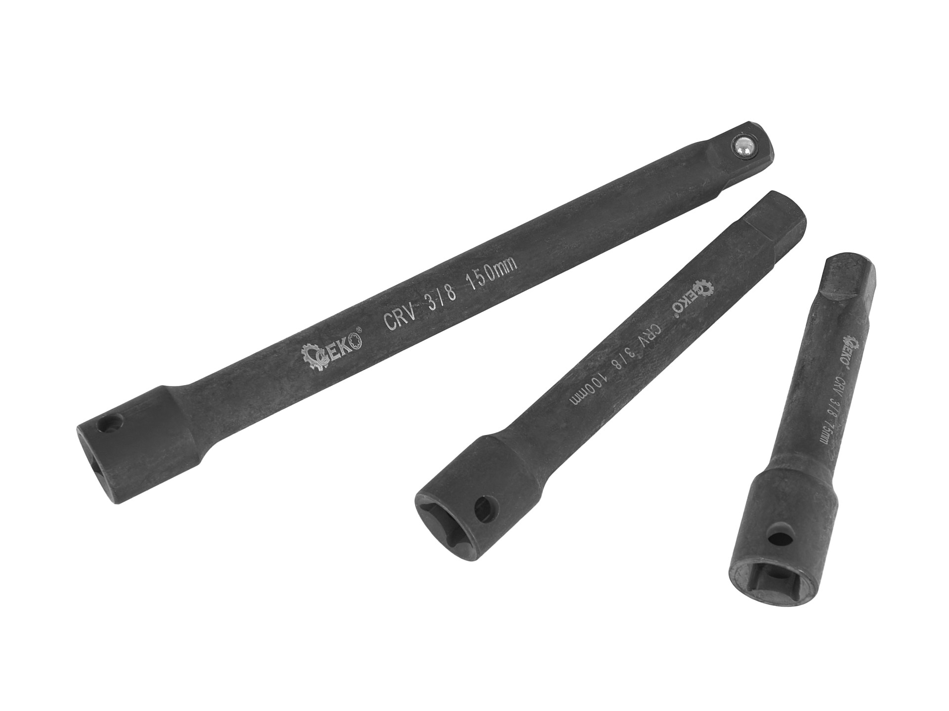 Geko G10531 Predlžovacia gola nástavec kľúča 1/4" 3/8" 1/2" CrV 9ks