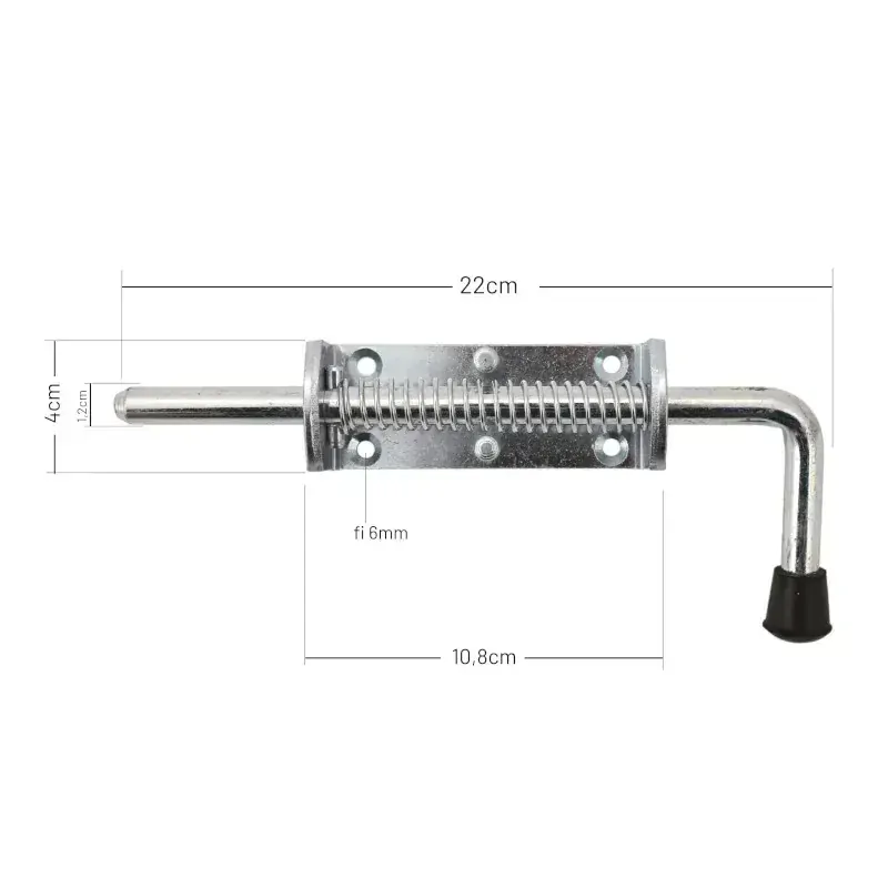 IRMA ZRR220 Pružinová dverová zástrč petlice 12x220mm 5ks