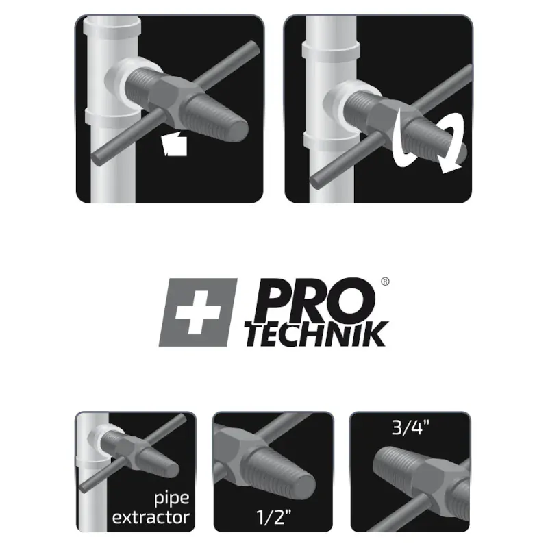 Irma PPEX9 Vyťahovače zlomených ventilov skrutiek 1/2'' i 3/4''