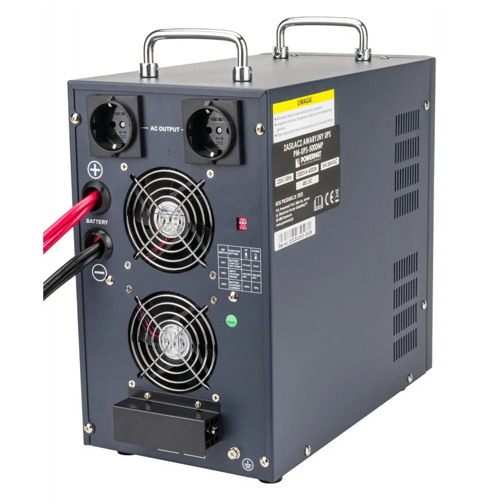 POWERMAT PM-UPS-3000MP Záložný zdroj s LCD displejom pre PC, servery, ochrana 3000VA 2400W